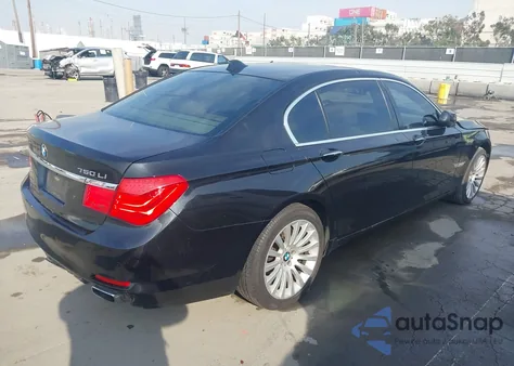 2012 BMW 750Li z USA, uszkodzony, nr VIN WBAKB8C54CC962925